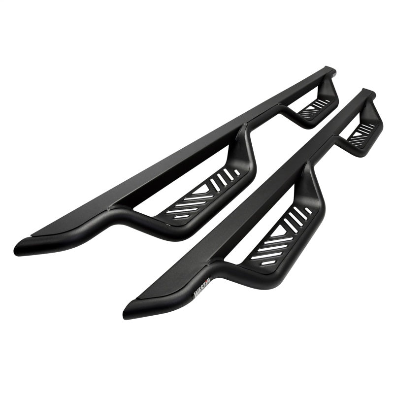 WES Nerf Bars - Outlaw - Westin 15-22 Chevrolet Colorado / GMC Canyon Crew Cab Outlaw Nerf Step Bars - Textured Black