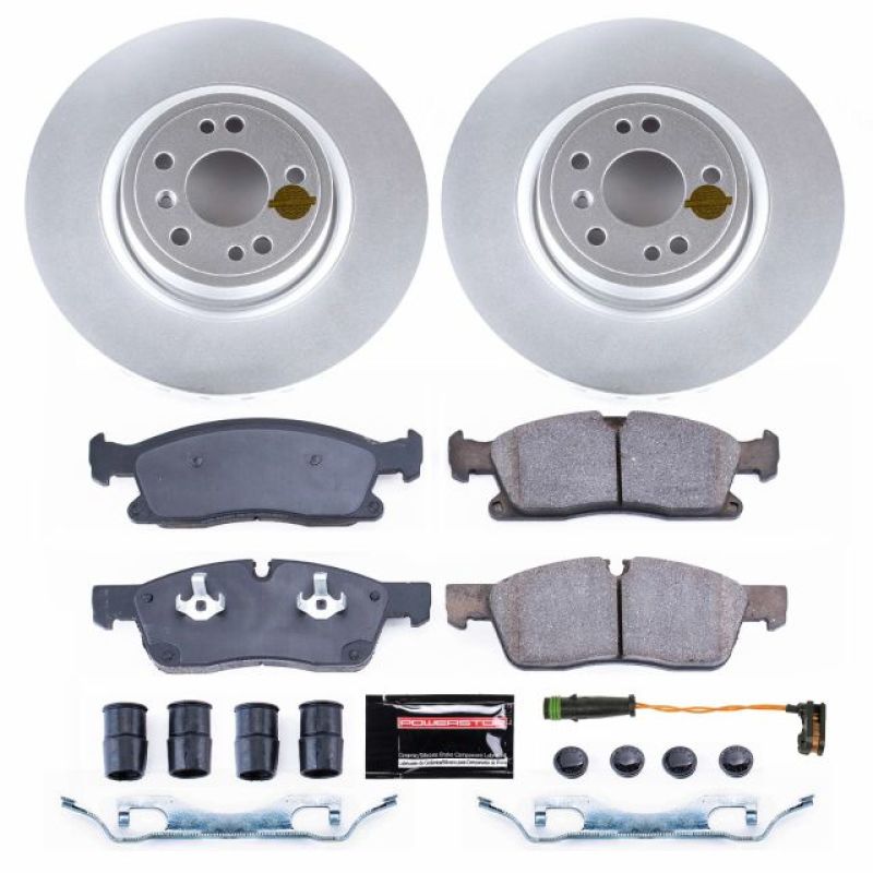 PSB Z23 Evolution Coated Kit - Power Stop 2018 Mercedes-Benz GLE350 Front Z23 Evolution Sport Coated Brake Kit