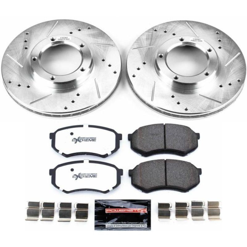 PSB Z36 Truck & Tow Kit - Power Stop 95-04 Toyota Tacoma Front Z36 Truck & Tow Brake Kit