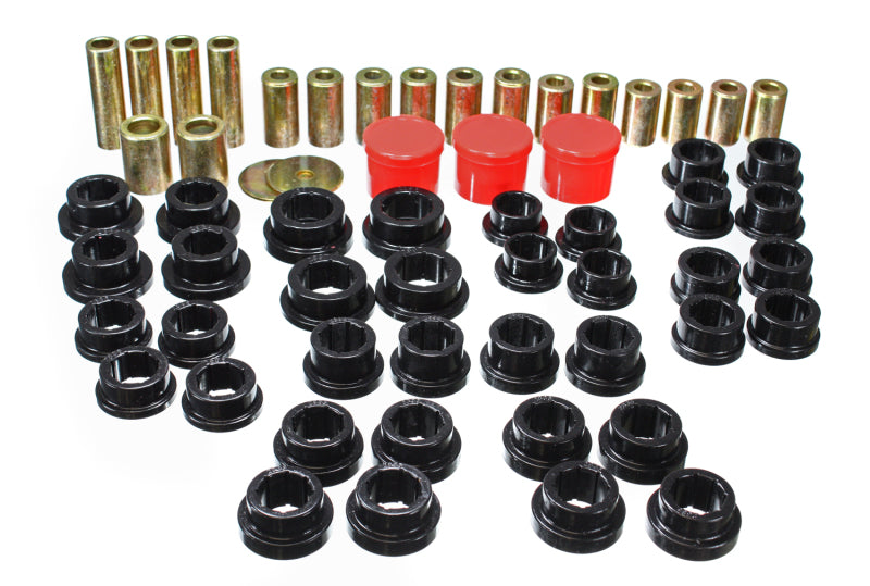 ES Cntrl Arm Bushings - Black - Energy Suspension 02-09 350Z / 03-07 Infiniti G35 Coupe Black Rear Control Arm Bushing Set