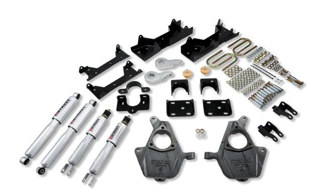 BT Lower Kit w SP Shocks - Belltech LOWERING KIT WITH SP SHOCKS