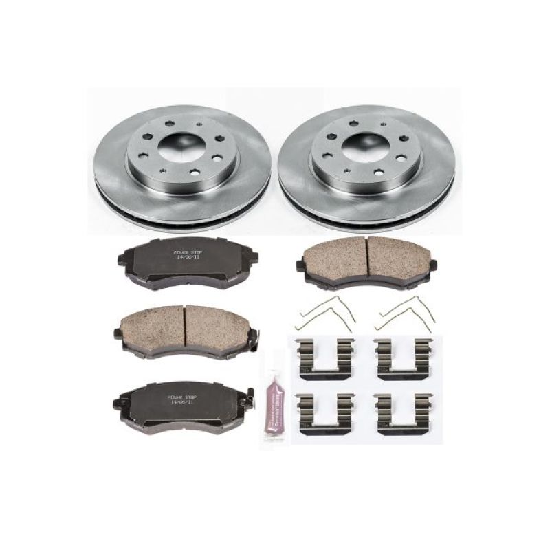 PSB Autospecialty Kit - Power Stop 98-01 Hyundai Elantra Front Autospecialty Brake Kit