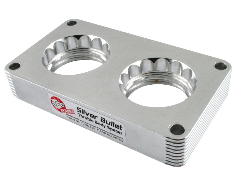AFE Silver Bullet TBS CARB Approved - aFe Silver Bullet Throttle Body Spacers TBS Ford Mustang 05-10 V8-4.6L