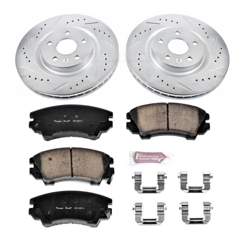 PSB Z23 Evolution Kit - Power Stop 11-17 Chevrolet Caprice Front Z23 Evolution Sport Brake Kit