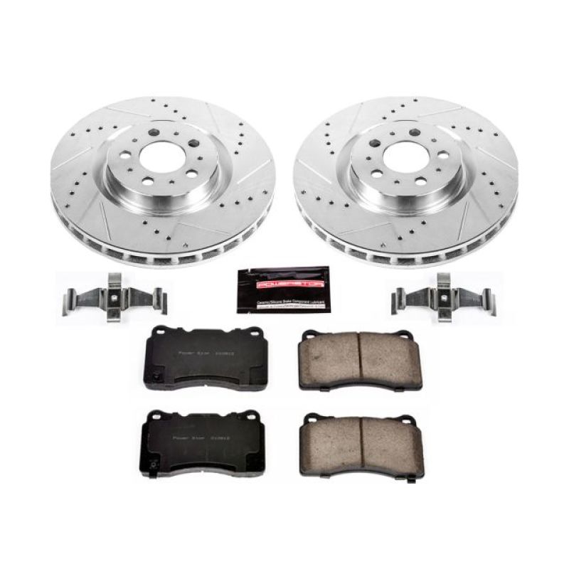 PSB Z23 Evolution Kit - Power Stop 04-07 Volvo S60 Front Z23 Evolution Sport Brake Kit