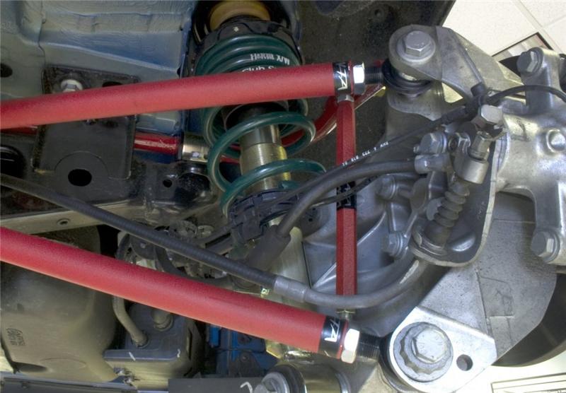 PA Alta End Links - ALTA 02-12 Mini Cooper/S/JCW (Incl. 05-12 Convertible) & 09-12 Clubman Rear Endlinks Adj. Pair - Red