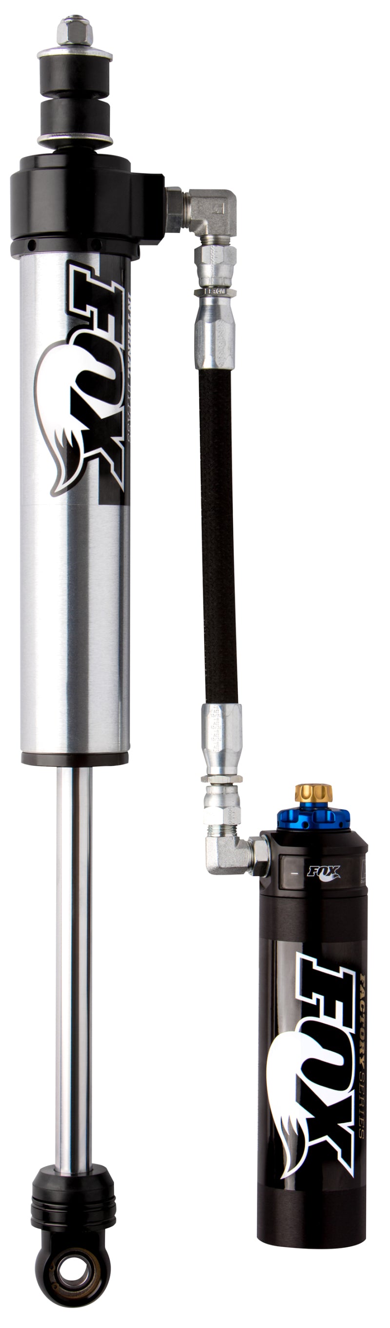 FOX 2.5 Factory Bypass Shock - Fox Jeep JK 2.5 Factory Series 10.36in. Internal Bypass Remote Reservoir Shock/2.5-4in. Lift (Pair)