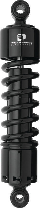 PGR 412 Shocks - Progressive Harley 412 Series Shocks 13.5in - Black