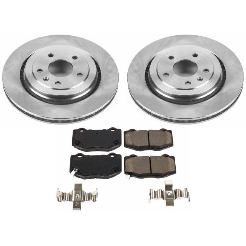 PSB Autospecialty Kit - Power Stop 14-19 Chevrolet Corvette Rear Autospecialty Brake Kit