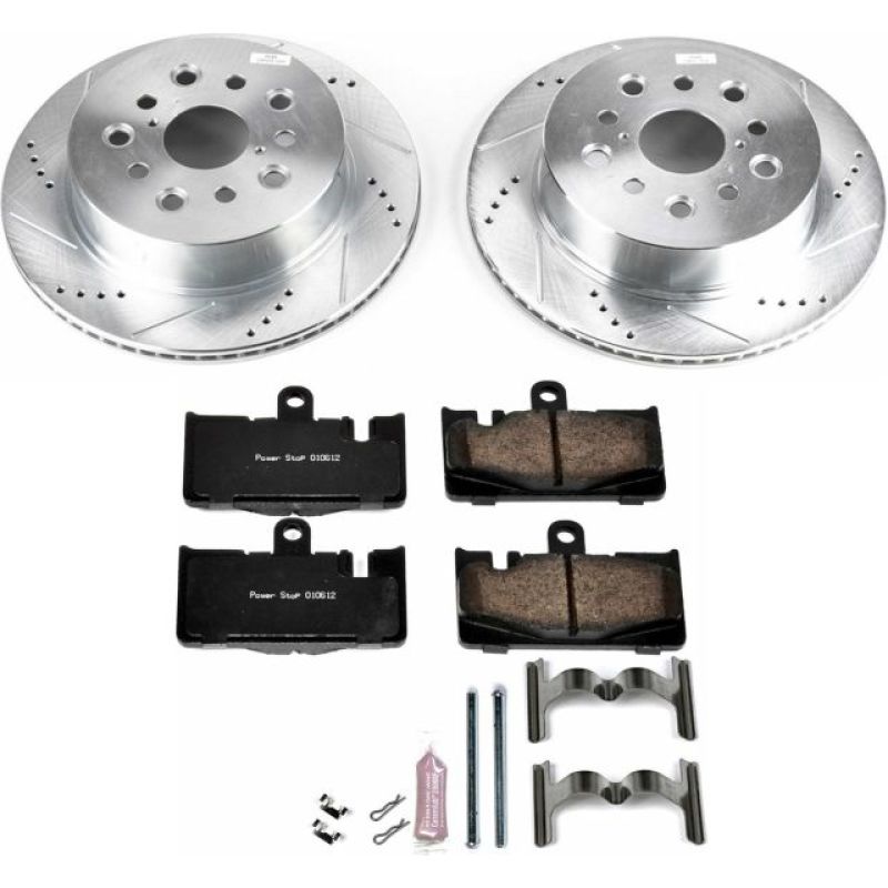 PSB Z23 Evolution Kit - Power Stop 01-06 Lexus LS430 Rear Z23 Evolution Sport Brake Kit