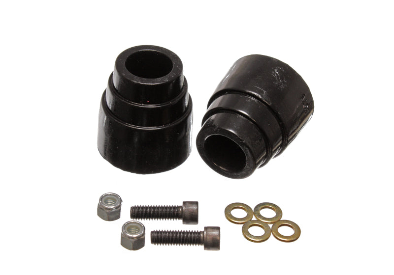 ES Bump Stops - Black - Energy Suspension 00-04 Ford Excursion 4WD Black Front Axle Bump Stop Set