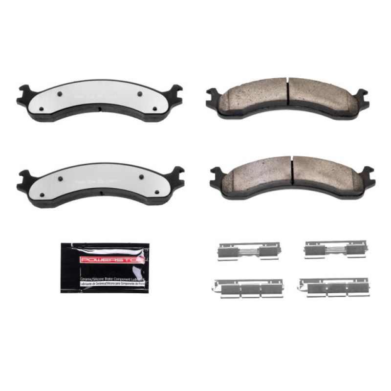 PSB Z36 Truck & Tow Brake Pads - Power Stop 00-02 Dodge Ram 2500 Front Z36 Truck & Tow Brake Pads w/Hardware