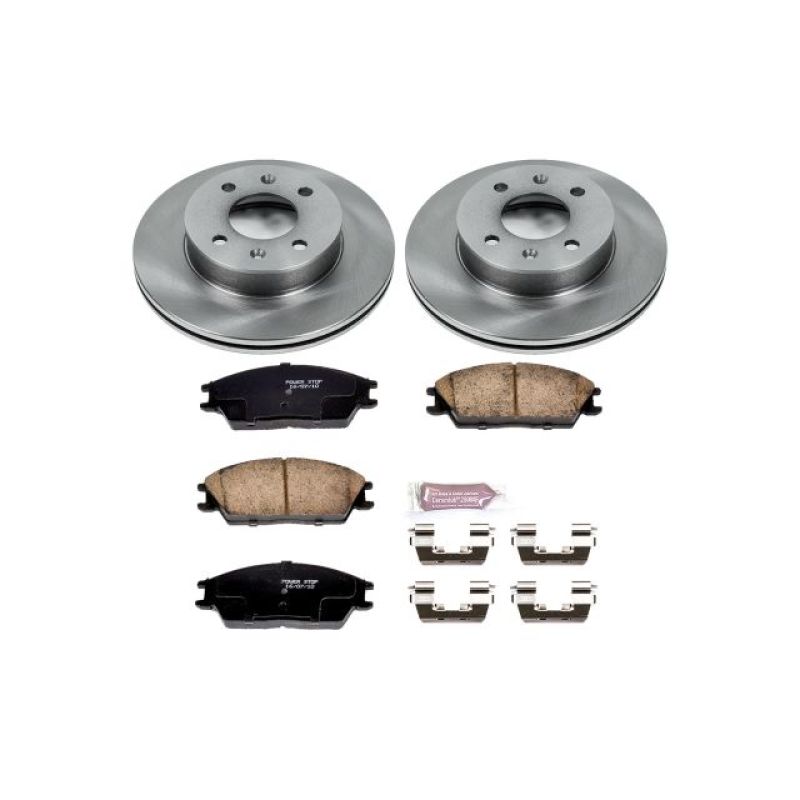 PSB Autospecialty Kit - Power Stop 03-05 Hyundai Accent Front Autospecialty Brake Kit