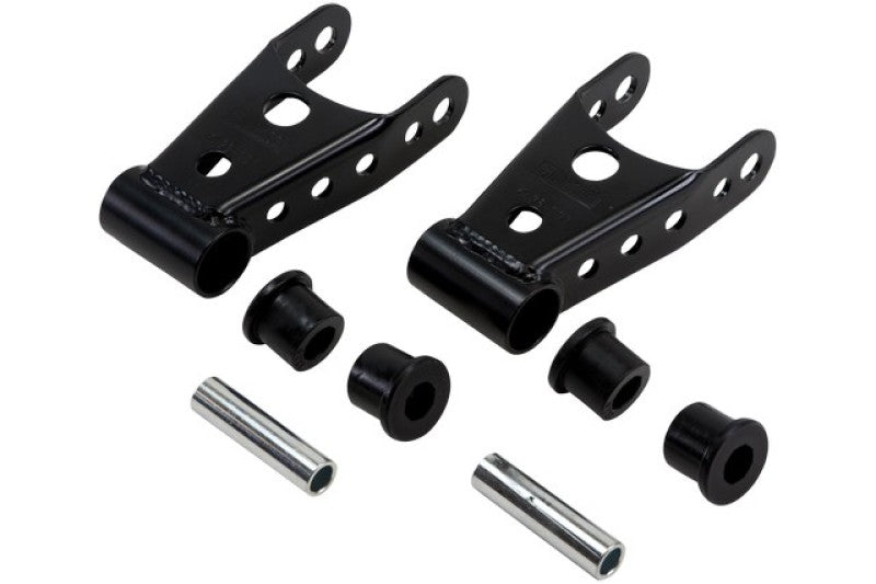 BT Shackle Kit - Belltech Shackle kit 2011+ Chevrolet Silverado/Sierra 3/4 Ton Pickup 1in Rear Drop