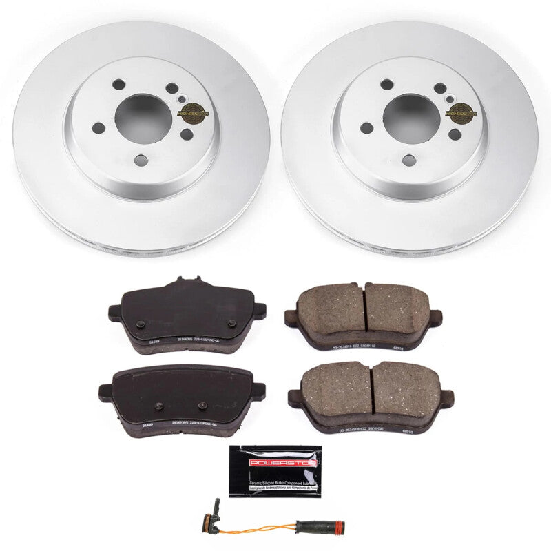 PSB Z23 Evolution Coated Kit - Power Stop 18-20 Mercedes-Benz S450 Rear Z23 Coated Brake Kit