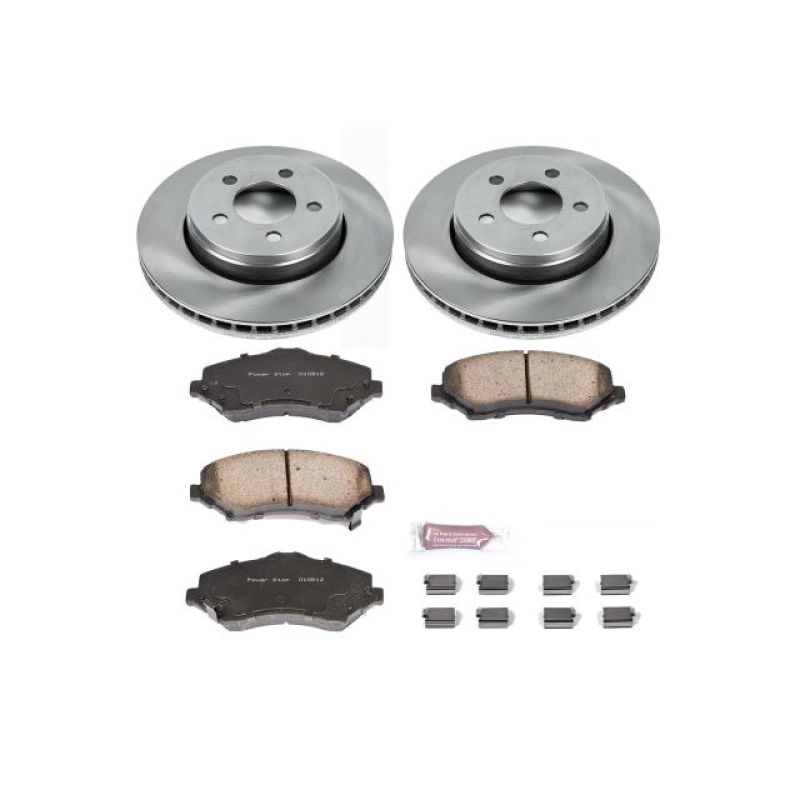 PSB Autospecialty Kit - Power Stop 07-11 Dodge Nitro Front Autospecialty Brake Kit