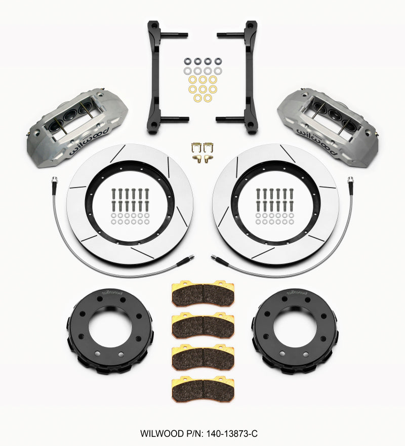 WIL TX6R Brake Kit - Wilwood TX6R Front Kit 15.00in Clear Ano 2011-2015 GM Truck/SUV 2500