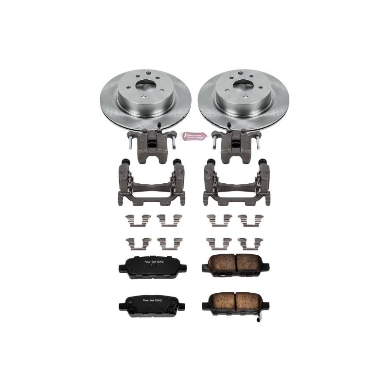 PSB Autospecialty Kit w/Cals - Power Stop 11-12 Infiniti G25 Rear Autospecialty Brake Kit w/Calipers
