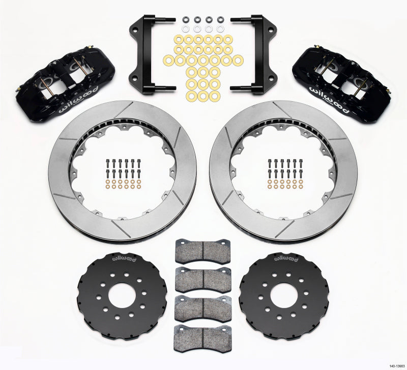 WIL Aero Brake Kit - Wilwood AERO6 Front Hat Kit 15.00 97-04 Corvette C5/Z06 05-13 C6
