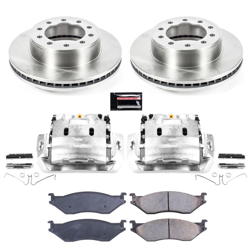 PSB Autospecialty Rotor - Power Stop 05-16 Ford F-550 Super Duty Front Autospecialty Kit w/Cals