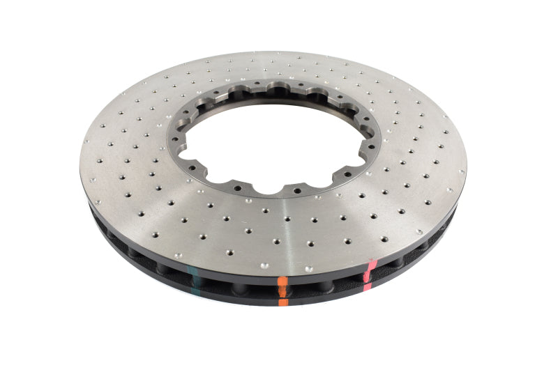 DBA 5000 Series Drilled Rotors - DBA 19+ Chevrolet Camaro ZL1 (w/ NAS Nuts) 5000 Series Cross Drilled & Dimpled KP Brake Rotor