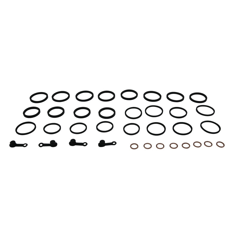 ABR Caliper Rebuild Kits - All Balls Racing 18-23 Honda GL1800 Gold Wing Caliper Rebuild Kit Front