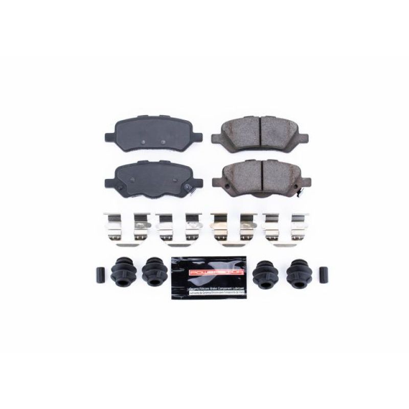 PSB Z23 Evolution Brake Pads - Power Stop 09-16 Toyota Venza Rear Z23 Evolution Sport Brake Pads w/Hardware