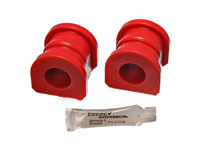ES Sway Bar Bushings - Red - Energy Suspension 89-97 Ford Thunderbird / 89-97 Cougar Red 1-1/16in Front Sway Bar Bushing Set