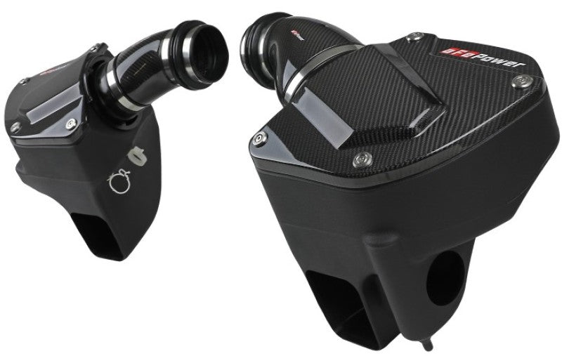 AFE Black Series Stage-2 Carbon Fiber Cold Air Intakes - aFe Momentum Black Series Carbon Fiber Pro 5R Air Intake System BMW M5 (F90) 18-19