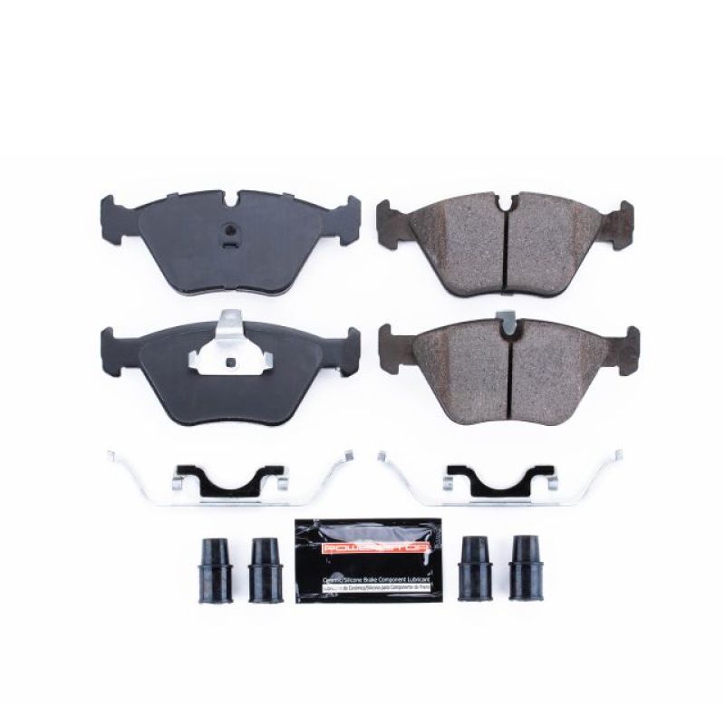 PSB Z23 Evolution Brake Pads - Power Stop 01-05 BMW 525i Front Z23 Evolution Sport Brake Pads w/Hardware