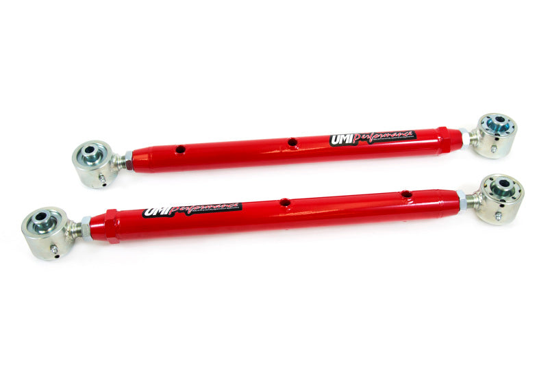 UMI Lower Control Arms - UMI Performance 64-72 A-Body Double Adjustable Lower Control Arms- w/ Roto-Joints