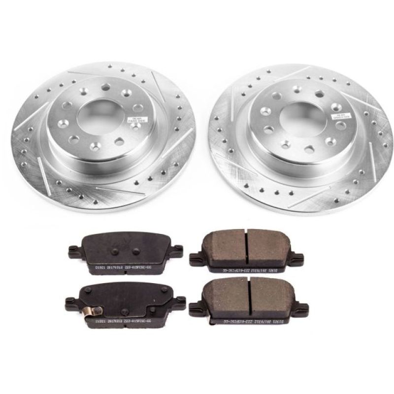 PSB Z23 Evolution Kit - Power Stop 16-18 Chevrolet Malibu Rear Z23 Evolution Sport Brake Kit