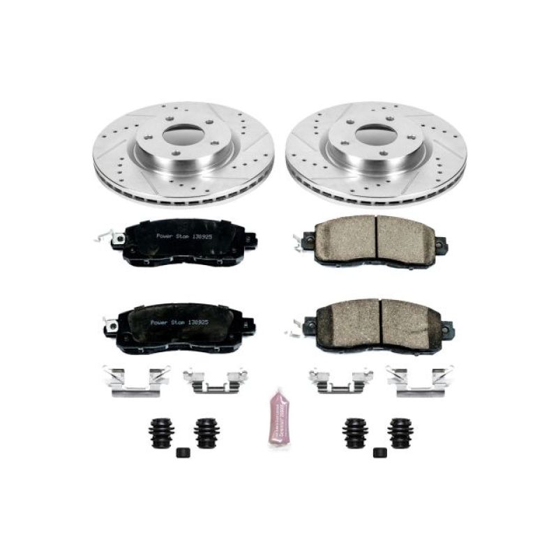 PSB Z23 Evolution Kit - Power Stop 13-18 Nissan Altima Front Z23 Evolution Sport Brake Kit