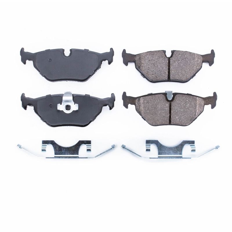PSB Z17 Evolution Brake Pads - Power Stop 01-02 BMW 525i Rear Z17 Evolution Ceramic Brake Pads w/Hardware