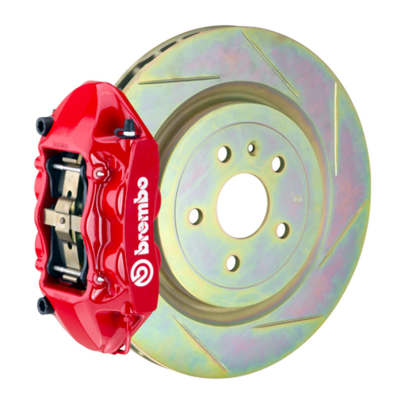 BRB Big Brake Kits - Brembo 08-13 C30 Front GT BBK 4 Piston Cast 336 x28 1pc Rotor Slotted Type-1-Red