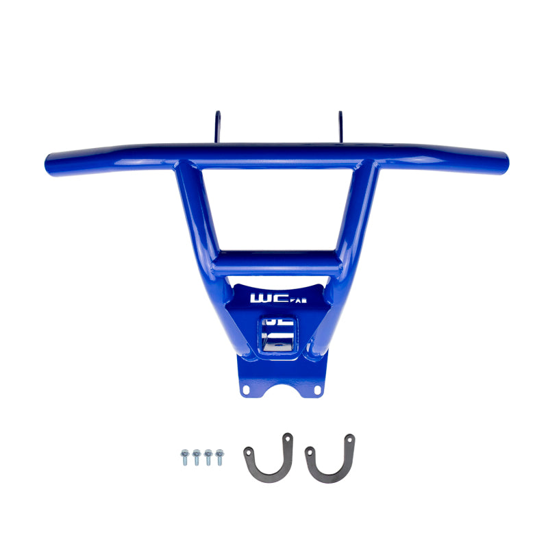 WCF Side X Side Rear Bumper - Wehrli 19-22 Honda Talon X/R Rear Bumper with Receiver Hitch - Talon Blue