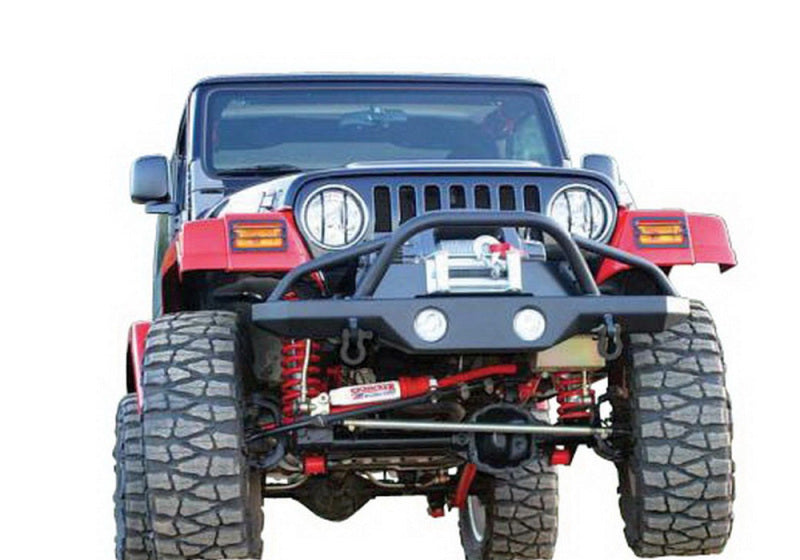RAM Recovery Bumper - Rampage 1976-1983 Jeep CJ5 Recovery Bumper Front - Black