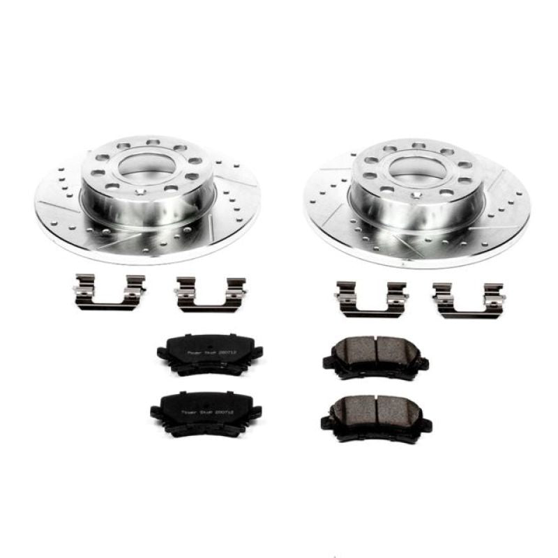 PSB Z23 Evolution Kit - Power Stop 2008 Audi A3 Rear Z23 Evolution Sport Brake Kit