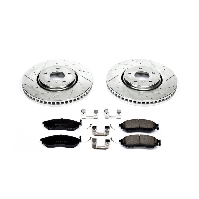PSB Z23 Evolution Kit - Power Stop 05-12 Infiniti FX35 Front Z23 Evolution Brake Kit