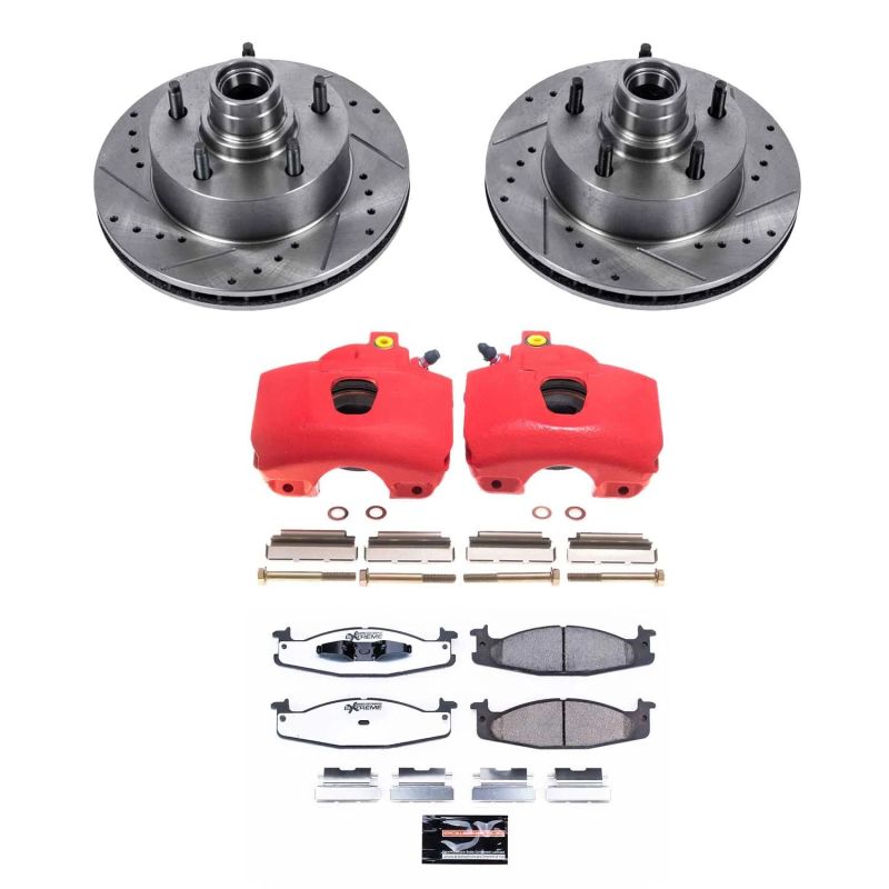 PSB Z36 Truck & Tow Kit - Power Stop 94-96 Ford F-150 Front Z36 Truck & Tow Kit w/Cals