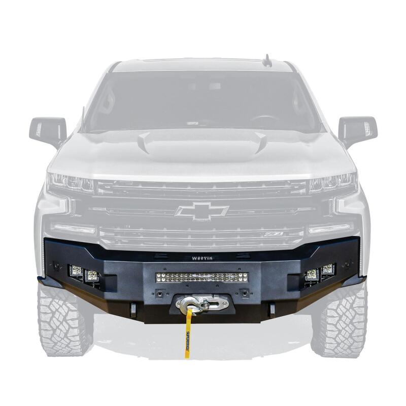 WES Pro-Series Bumpers - Westin 19-21 Chevrolet Silverado 1500 (Excl. Diesel & LD) Pro-Series Front Bumper - Textured Black