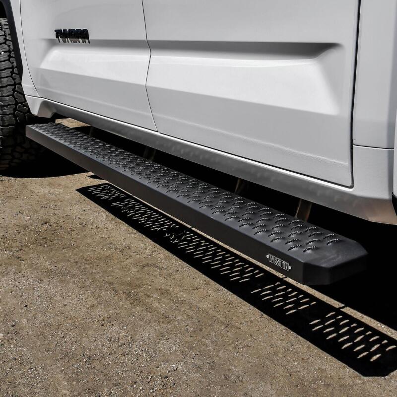 WES Running Boards - Grate - Westin Grate Steps Running Boards 79 in - Textured Black