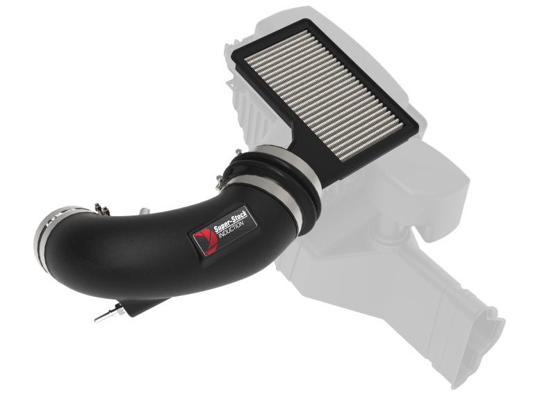 AFE Super Stock Induction System - aFe Super Stock Induction System Pro Dry S Media 18-20 Ford Mustang V8-5.0L