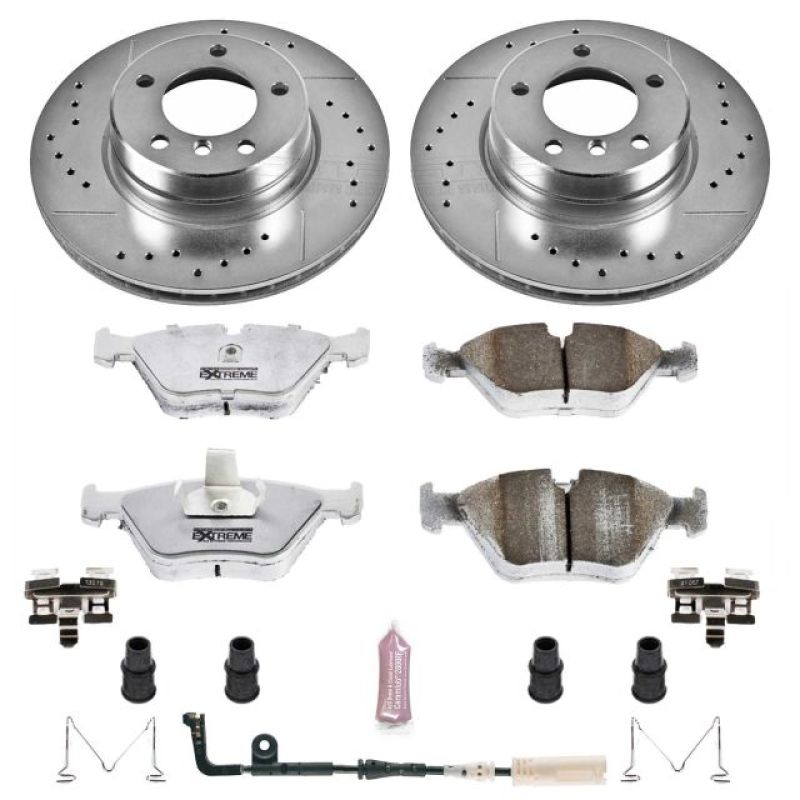 PSB Z26 Street Warrior Kit - Power Stop 04-05 BMW 525i Front Z26 Street Warrior Brake Kit