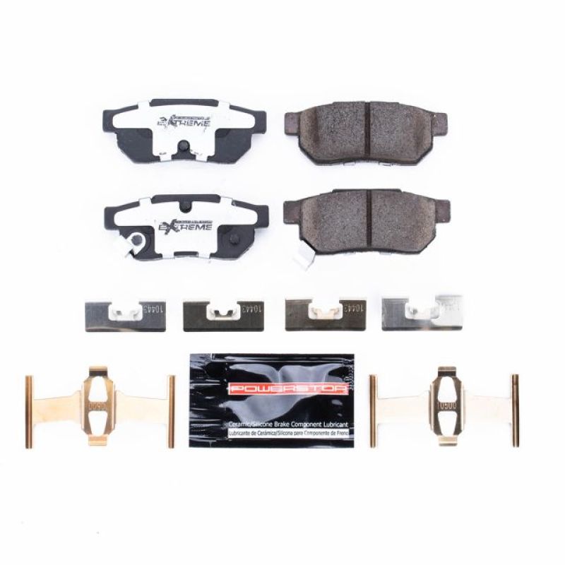 PSB Z26 Extreme Brake Pads - Power Stop 86-01 Acura Integra Rear Z26 Extreme Street Brake Pads w/Hardware