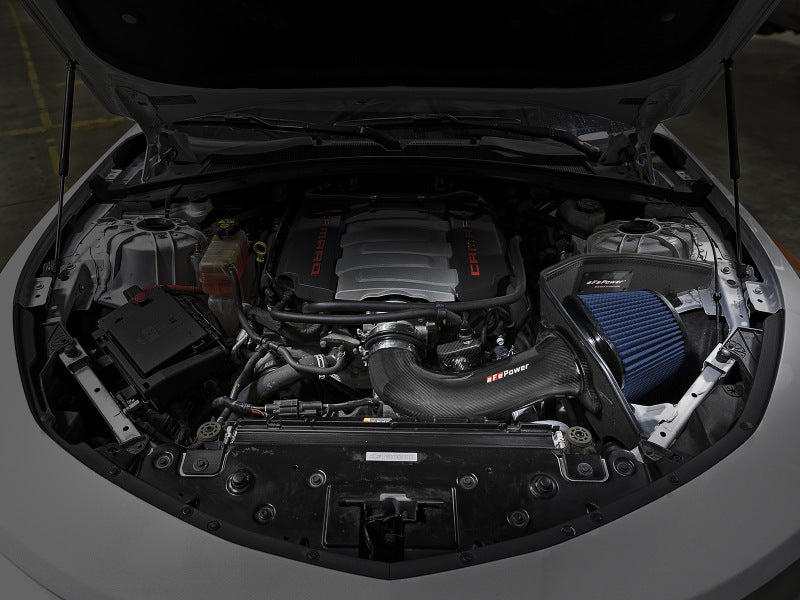 AFE Track Series Intake - aFe Track Series Carbon Fiber Pro 5R AIS - 16-19 Chevrolet Camaro SS V8-6.2L