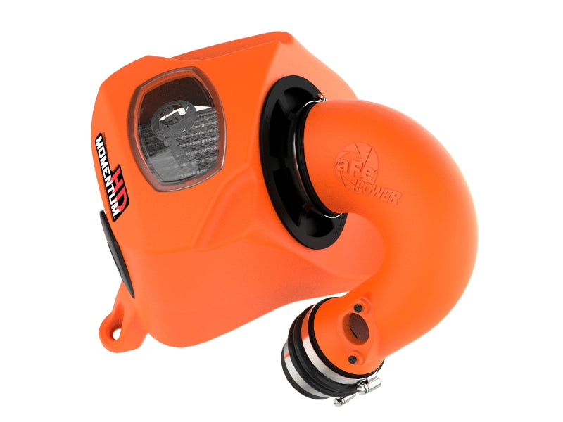 AFE Momentum HD Cold Air Intakes - aFe 15-25 Toyota Hilux L4 2.8L (td) Momentum HD Orange Edition Intake w/ Pro DRY S Filter (MOQ 12)