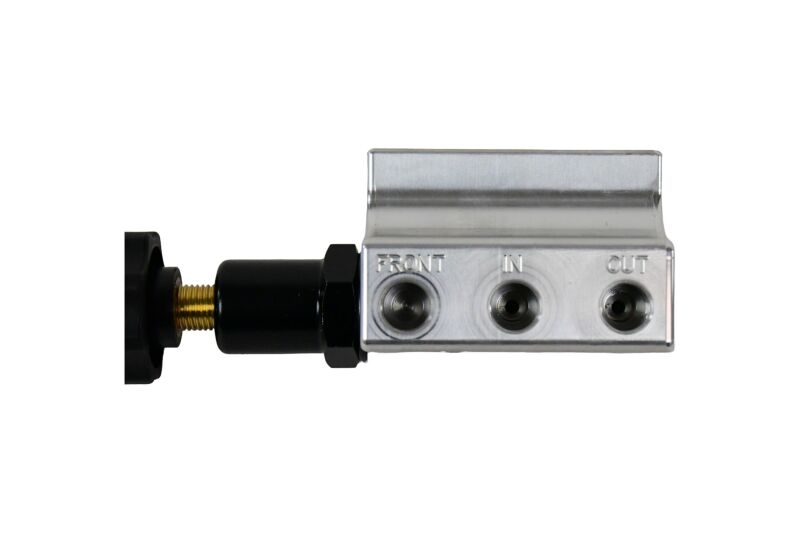 BAE Proportioning Valve - Baer Brakes Remaster Adjustable Left Port Proportioning Valve - Polished