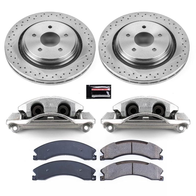PSB Autospecialty Caliper - Power Stop 15-19 GMC Sierra 2500 HD Rear Autospecialty Kit w/Cals