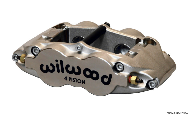 WIL Superlite Caliper - Wilwood Caliper-Narrow Superlite 4R - Nickel 1.25/1.25in Pistons 1.10in Disc